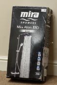 Mira Atom ERD twin handled mixer shower complete with installation kit Condition Report