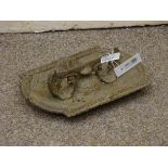 Victorian cast iron boot scraper,