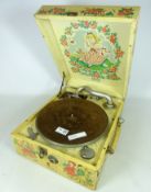 Boxed gramophone with Dora Roderick design Condition Report <a href='//www.