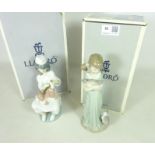 Lladro figurines 'Don't Forget' and 'Little Veterinarian',
