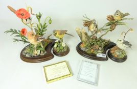 Country Artists limited edition sculpture 'Autumn Gathering' and 'Arctic Visitor',