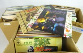 60's, 70's and 80's vinyl LP's in three boxes Condition Report <a href='//www.