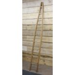 Wooden window cleaning ladder