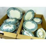 Edwardian Losol Ware 'Oxford' pattern dinnerware in two boxes Condition Report