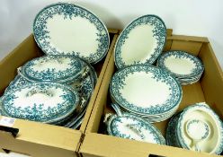 Edwardian Losol Ware 'Oxford' pattern dinnerware in two boxes Condition Report