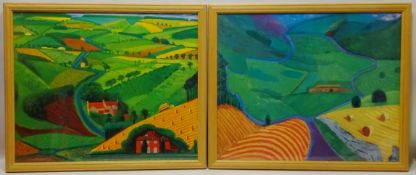 'The Road Across The Wolds' and 'North Yorkshire',