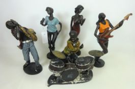 Resin model of a Jazz band Condition Report <a href='//www.davidduggleby.