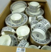 Royal Worcester 'Padua' pattern dinner and tea ware in one box Condition Report