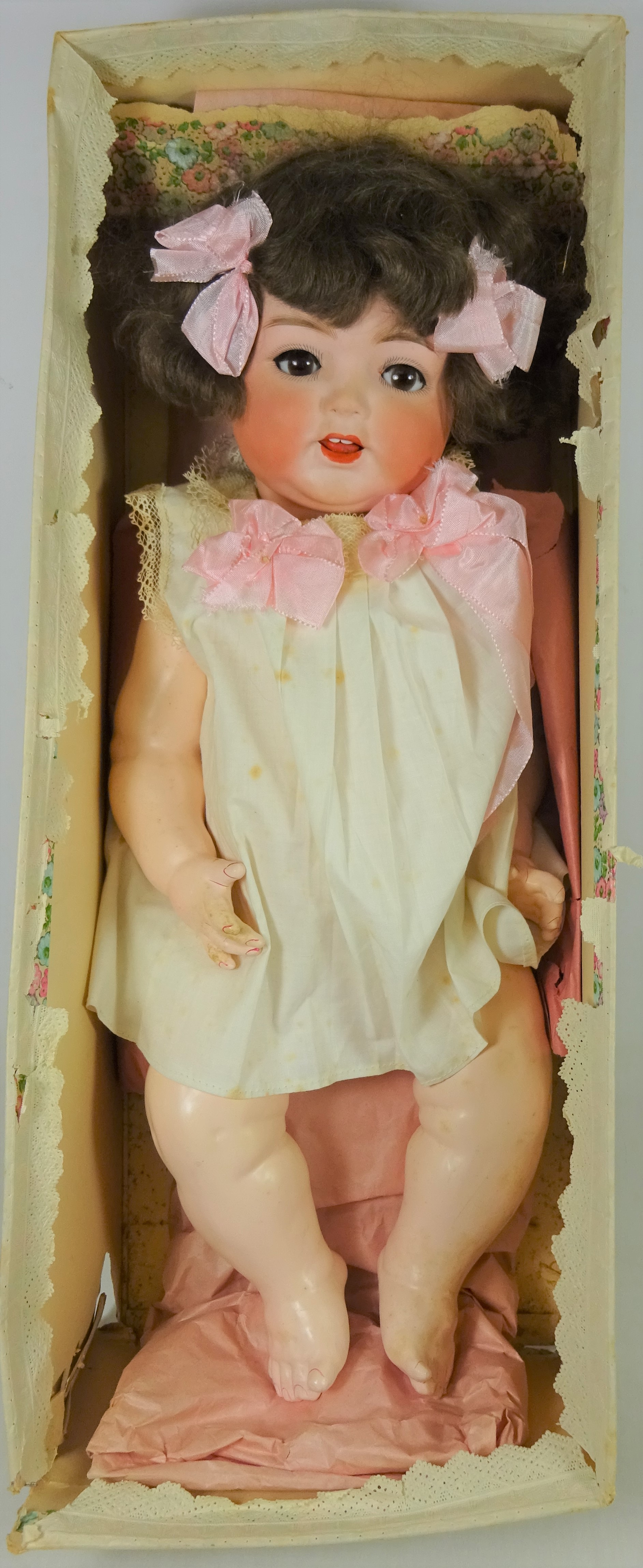 Heubach & Koppelsdorf German porcelain headed doll 342.