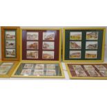 Collection of 30 reproduction postcards after J Ulric Walmsley max 10cm x 15cm framed (6)