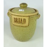 Large studio pottery bread bin, H37cm Condition Report <a href='//www.