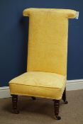 Victorian upholstered prie-dieu chair Condition Report <a href='//www.