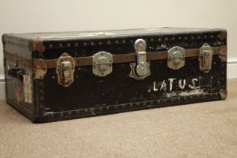 Vintage travelling trunk with Orient Line,
