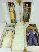 Three Ashton Drake Galleries Native American porcelain dolls including 'Miracle of the Spirit Wind',