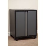 Newage steel two door tool cabinet, W71cm, H91cm,