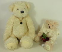 Large Dean's collectors club limited edition mohair teddy bear 'Gelato' 27/60 H51cm and a Herman