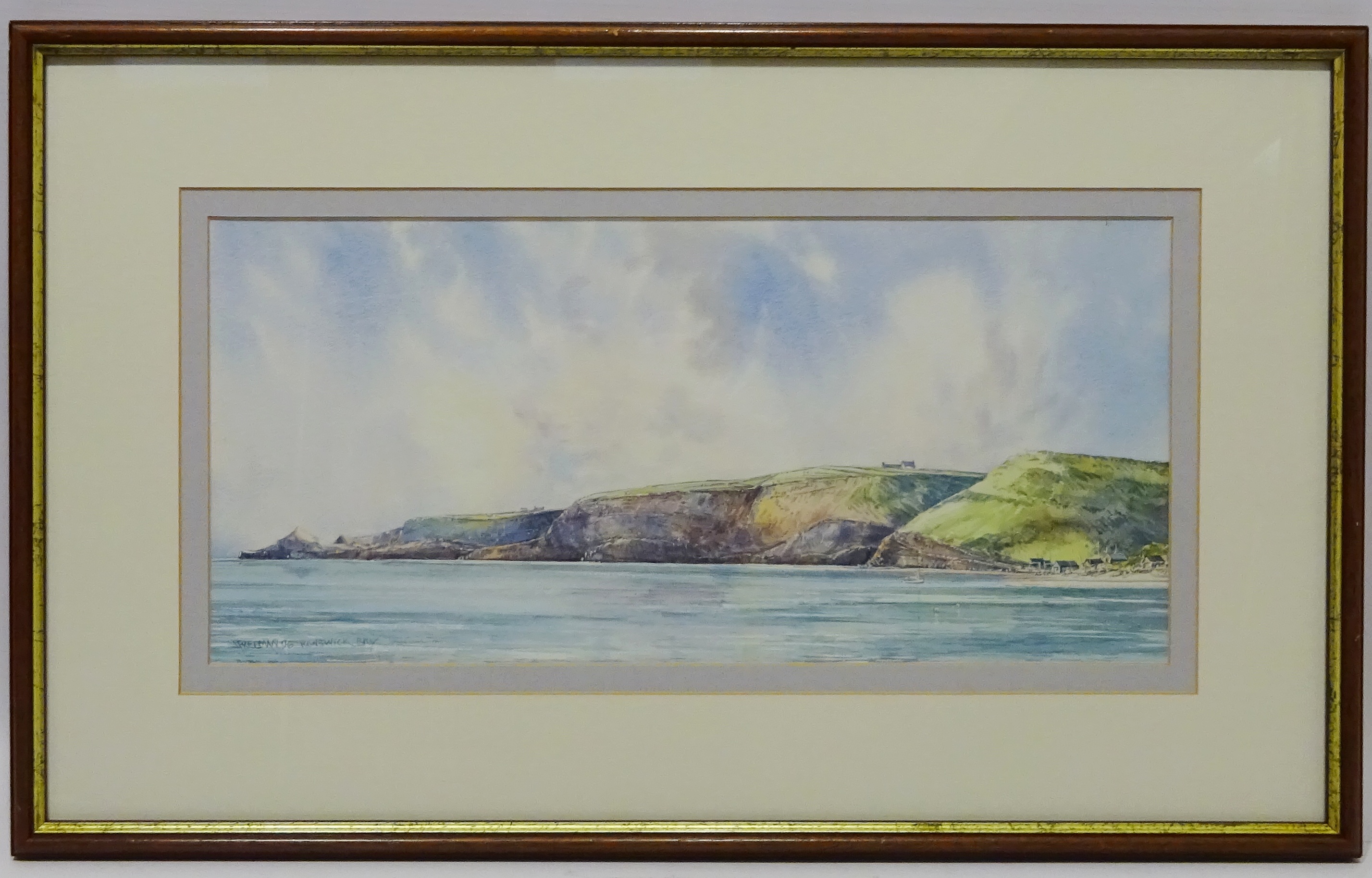 'Runswick Bay, watercolour signed and dated '96 by John Freeman (British 1942-), - Image 2 of 3