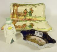 Late 19th/ early 20th Century hand painted Vienna porcelain dish,