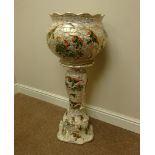 Early 20th Century Thomas Forester 'Phoenix Ware' jardiniere on stand,