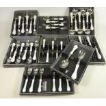 Eight sets of Denby Baroque ceramic handled cutlery, in original boxes,