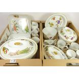 Collection of Royal Worcester 'Evesham' and other oven to table ware including three tureens,