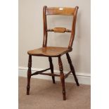 19th century country elm chair, dished seat Condition Report <a href='//www.