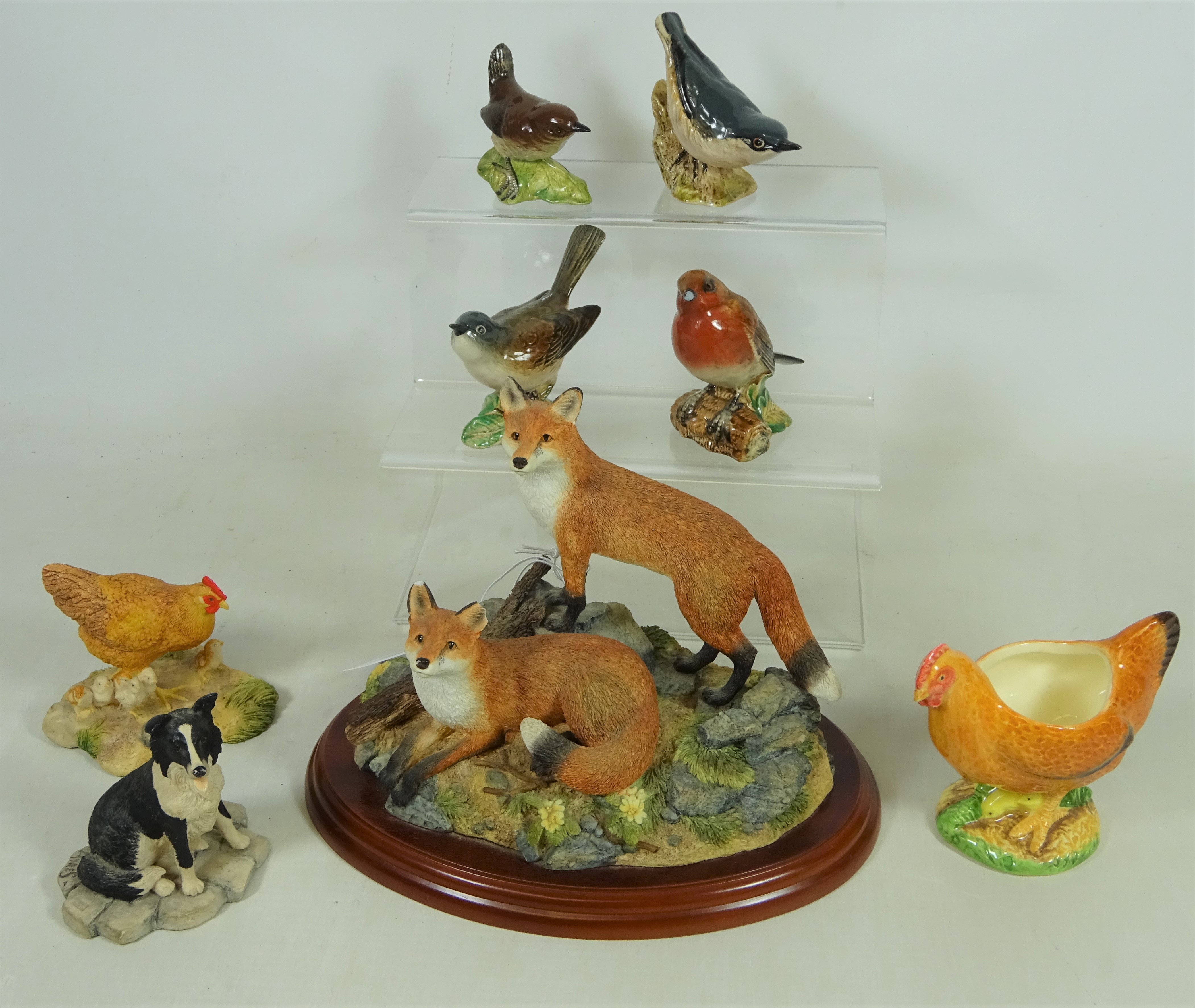 Four Beswick birds,