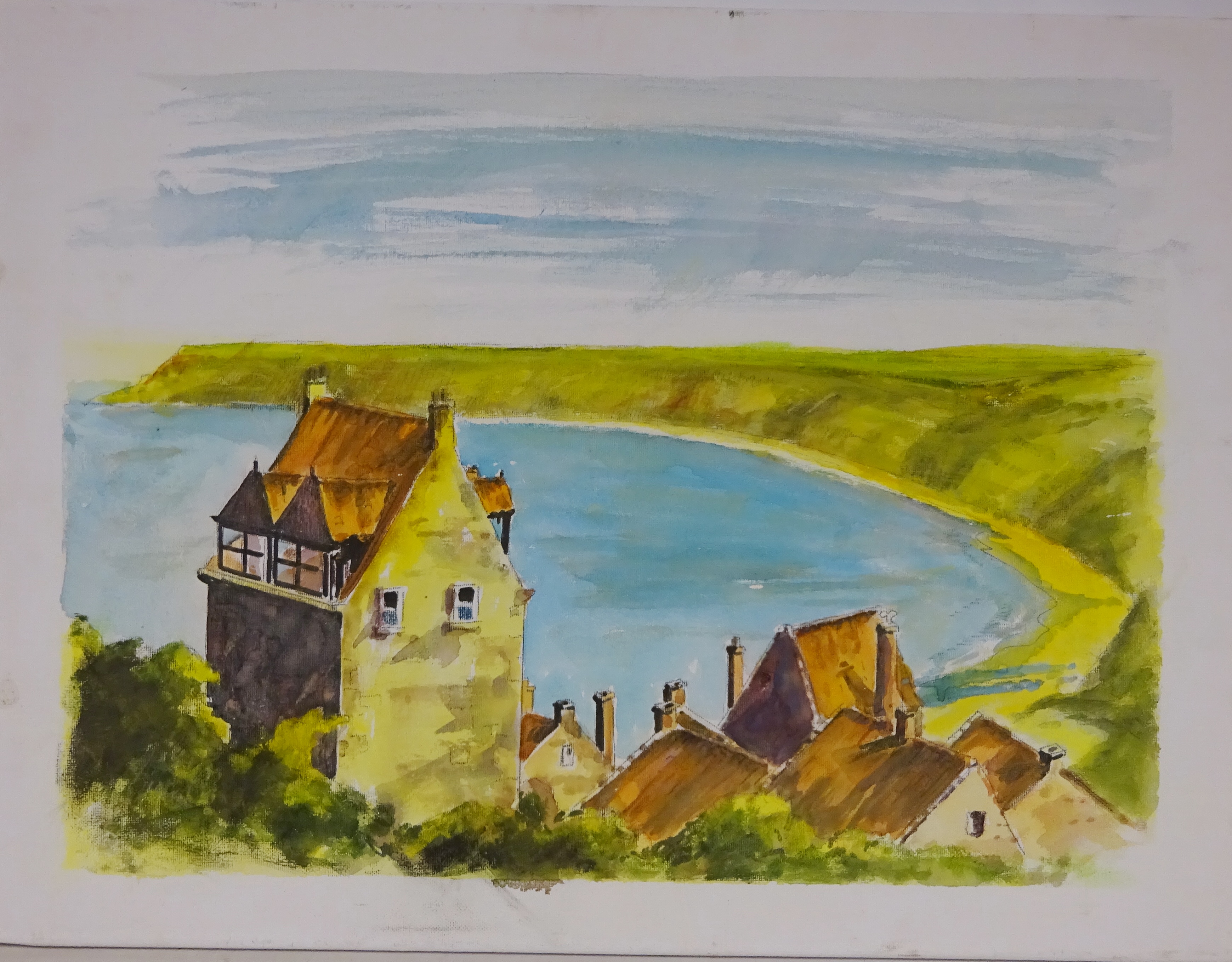 'Staithes from Cowbar Bank', Scarborough and two other lower scenes, - Bild 5 aus 5