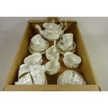 Royal Albert 'Haworth' pattern tea service for ten persons including tea pot, cream jug,