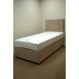 Beevers 3' electric adjustable divan bed with headboard (used once cost £1400) (This item is PAT