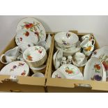 Quantity of Royal Worcester 'Evesham' dinner and teaware,