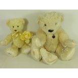 Large Dean's collectors club limited edition mohair teddy bear 'Dorothy' 7/100 H49cm and a Robin