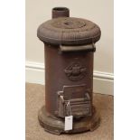 19th century 'Portland & Sons' cast iron stove,