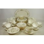 Royal Albert 'Haworth' pattern dinner service for ten persons including two tureens, cruet,