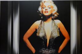 Marilyn Monroe, contemporary colour canvas print 78.5cm x 120.