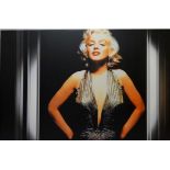 Marilyn Monroe, contemporary colour canvas print 78.5cm x 120.