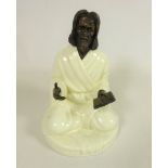 Minton bronze and porcelain figurine of the sage,