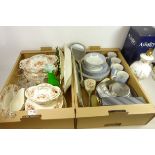 Victorian dinnerware, Doulton dinnerware, decorative dressing table set,