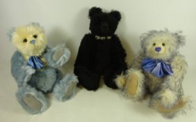 Three Cotswold limited edition collectors mohair bears;
