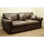 Large three seater sofa (W225cm), and matching two seat sofa (W200cm),