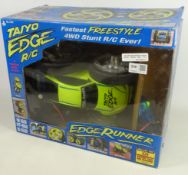 Taiyo Edge Runner remote control Freestyle 4WD stunt car in original box Condition Report