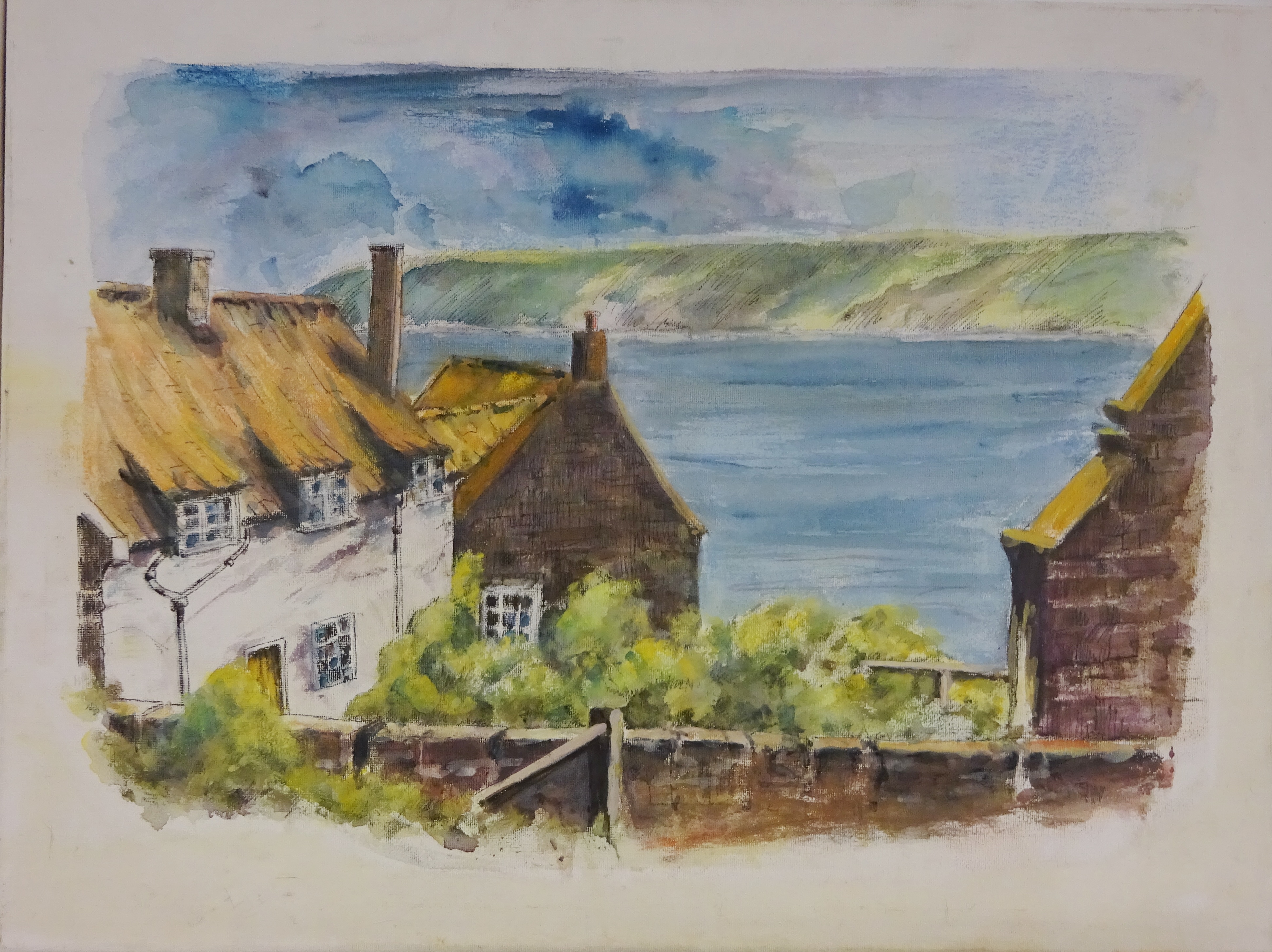 'Staithes from Cowbar Bank', Scarborough and two other lower scenes, - Bild 3 aus 5