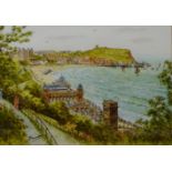 Old Scarborough - View over the Spa,