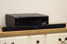 Yamaha SR-300 sound system with subwoofer and sound bar (This item is PAT tested - 5 day warranty