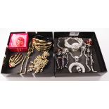 Butler and Wilson skeleton and skull costume jewellery Condition Report <a