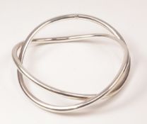 Georg Jensen Alliance silver bangle boxed stamped GEORG JENSEN 925 Condition Report