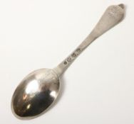 Danish Silver marriage spoon,