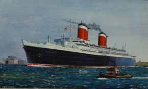 'SS United States' - Ship's Portrait,