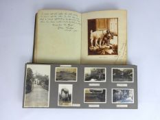 Early 20th Century Autograph album with some maritime WW I period inserts and a related photo album