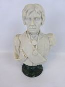 20th century Victorian style Bust of Nelson,
